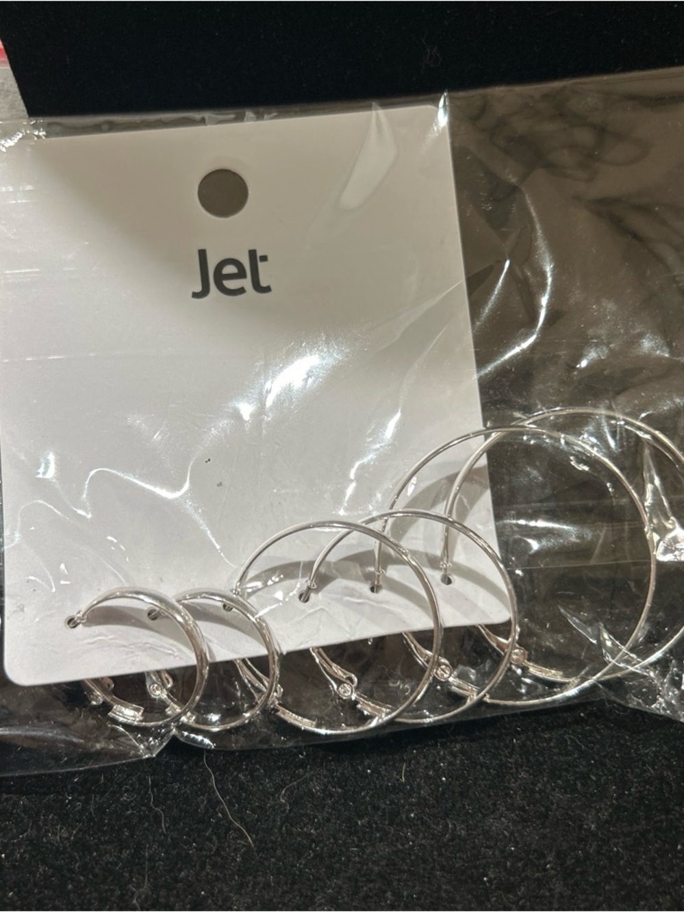 Silver color Hoop Earring Set - Multi-Size Pack (3 pairs)